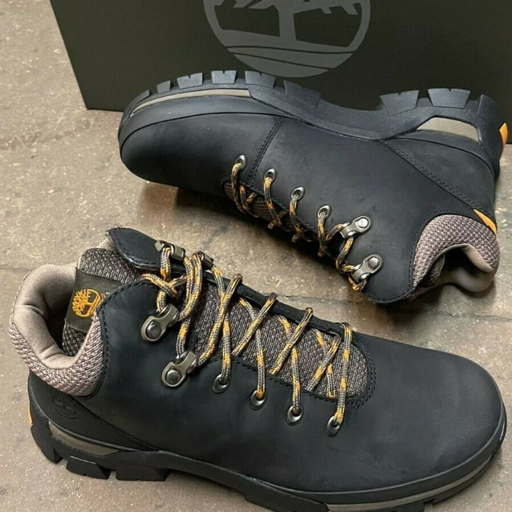 TIMBERLAND WOMEN'S JENNESS FALLS WATERPROOP MID BOOT BLACK FULL GRAIN A2F32